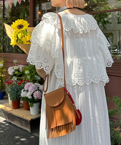 Alley Tokyo ワンピース レースどっさり半袖ワンピース