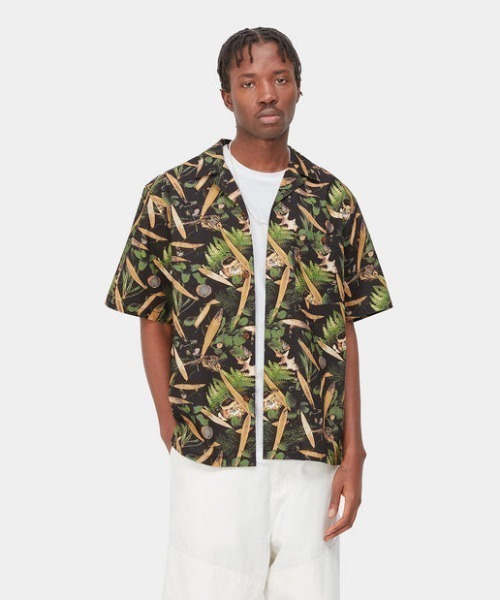 Carhartt ブラック 半袖シャツ Carhartt WIP カーハート Tシャツ レディース メンズ 大きめ