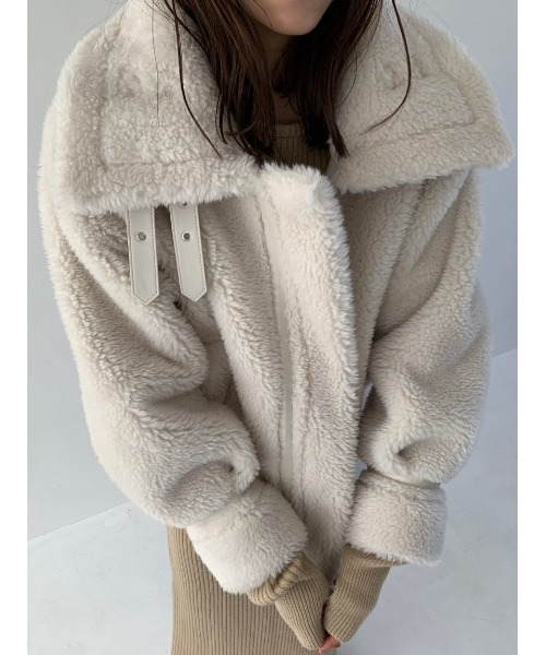 SNIDEL（スナイデル） ジップアップブルゾン FREE ホワイト レディース