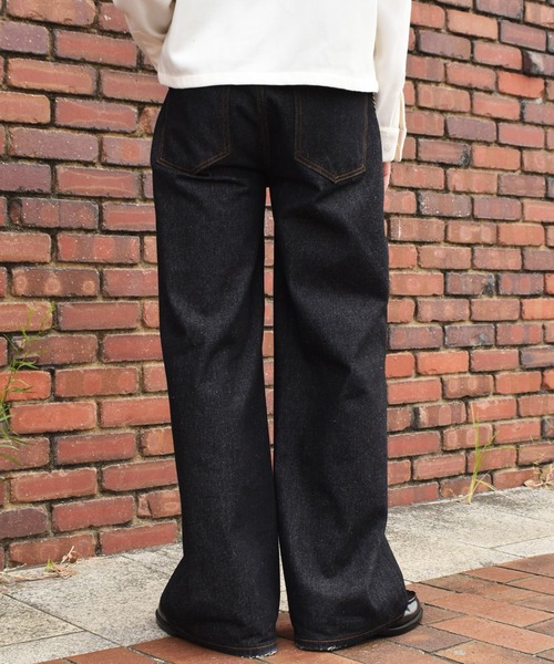 Noen（ノエン） ジーンズ シンチバックバギージーンズ「セットアップ