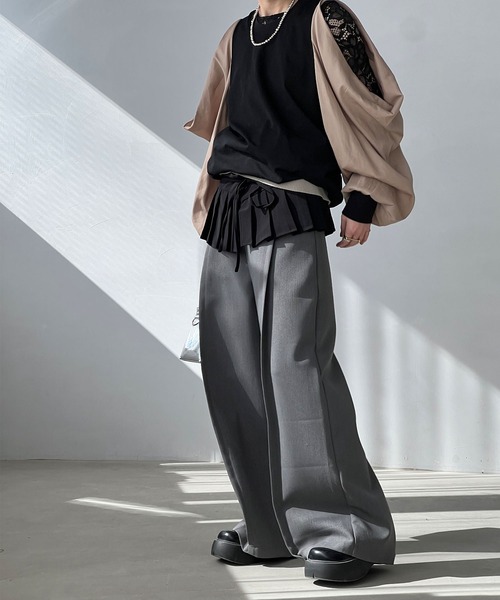 chuclla（チュクラ） 総レース フレアスリーブボディスーツ chw25s032