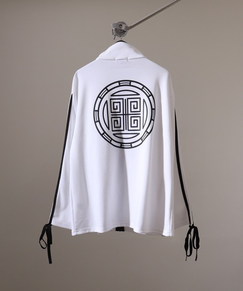 BIKE STAR トレーナー スウェット China button full zip