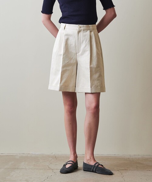 STEVEN ALAN パンツ 「Steven Alan」コットン アサ ハーフパンツ