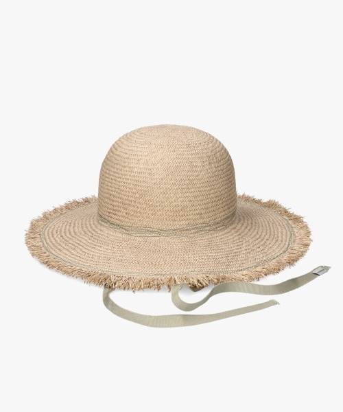 override（オーバーライド） 帽子 ハット LOG COL RAFFIA HAT