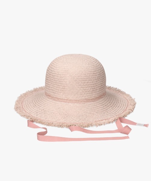 override（オーバーライド） 帽子 ハット LOG COL RAFFIA HAT