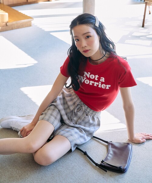 バーバリー ロンドン トップス ショートパンツ セットアップ チェック 赤 FREAK'S STORE（フリークスストア） パンツ 限定展開 チェック柄