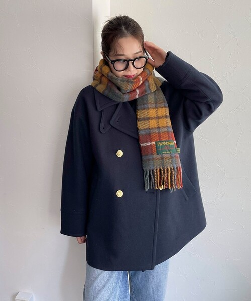 TWEED MILL（ツイードミル） ストール FREE ブルー系その他 レディース