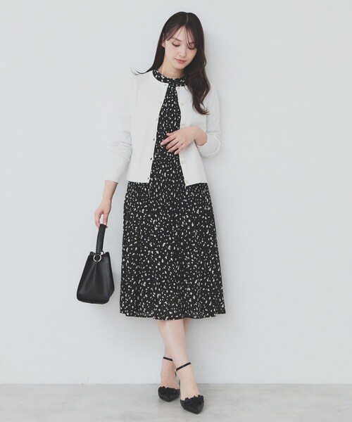 カーディガン No.0123 C linen CD (5color) index カーディガン 「5color」ポケットデザイン付きクルー