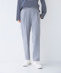 スラックス パンツ 「洗える」サマ美え 冷感麻...の詳細画像4