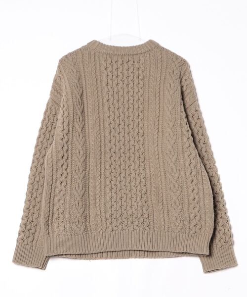 AURALEE コットン100% リブ編み長袖セーター サイズ0 AURALEE（オーラリー） 長袖ニット 4 ベージュ メンズ : ZOZOTOWN