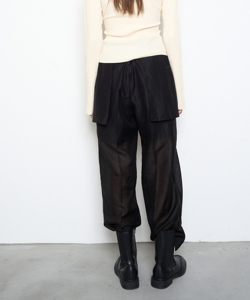 パンツ munchi Muel Chic（ミュエルシック） パンツ Sint sheer pants シントシアー