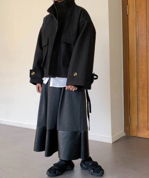 me+meselect／アウター／ブラック me+em select（ミームセレクト） ブルゾン FREE ブラック レディース