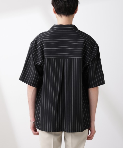 NANO universe（ナノ・ユニバース） シャツ リネンブレンドピン