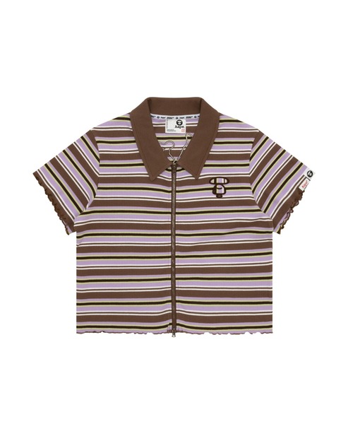 tシャツ AAPE MAIN ZIP UP TEE レディース