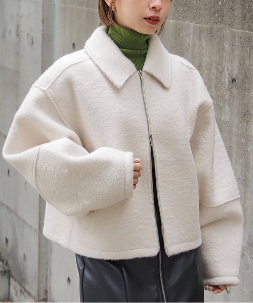 tiptop（ティップトップ） ジップアップブルゾン FREE