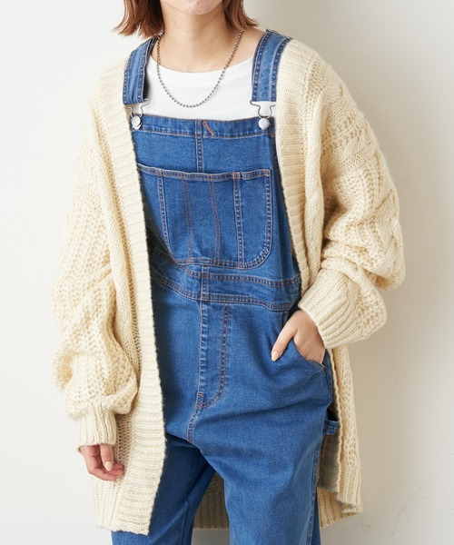 「CIAOPANIC TYPY」 ニットカーディガン ONE SIZE ブルー レディース_画像7