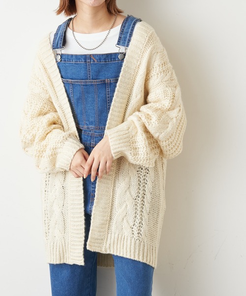 「CIAOPANIC TYPY」 ニットカーディガン ONE SIZE ブルー レディース_画像10