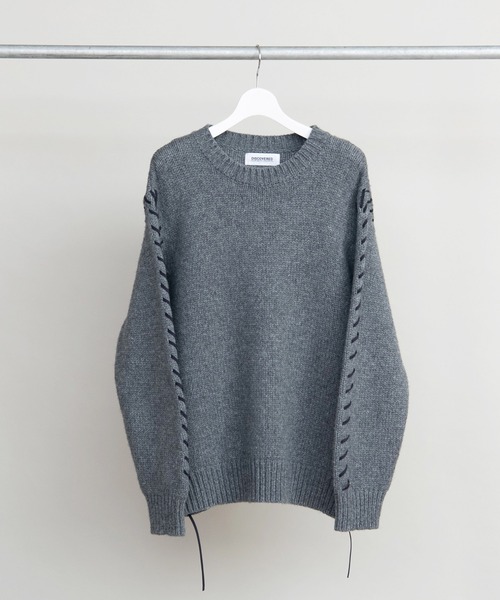 「DISCOVERED」 長袖ニット 3 ブラック メンズ_画像4