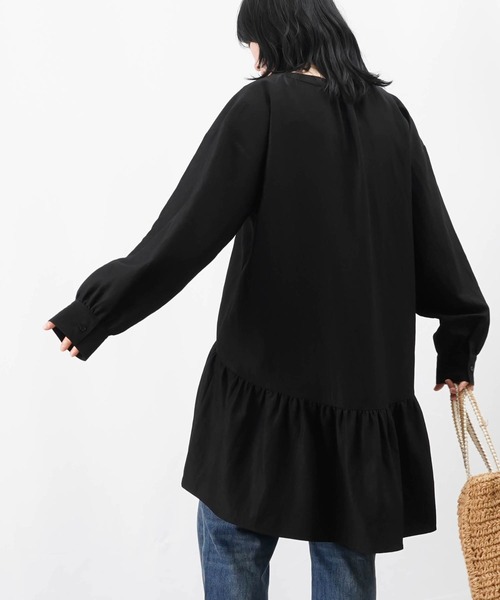 ブラウス シャツ LC/LLL ティアードチュニック レディース LADY LUCK LUCA ブラウス シャツ LC/LLL ティアードチュニック