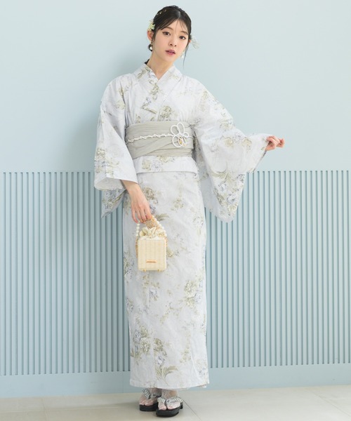 帯留セット付き芍薬浴衣・帯➕帯留セット付きうちわ浴衣・帯➕腰紐4本 楽天市場】こだわり 浴衣 5点セット (浴衣/帯/下駄/腰紐/着付け