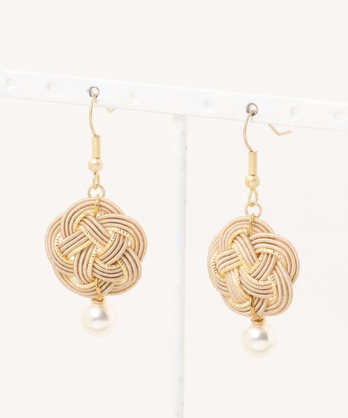 TONE（トネ） ピアス 「Shin」「Shin」水引梅結びピアス(MA