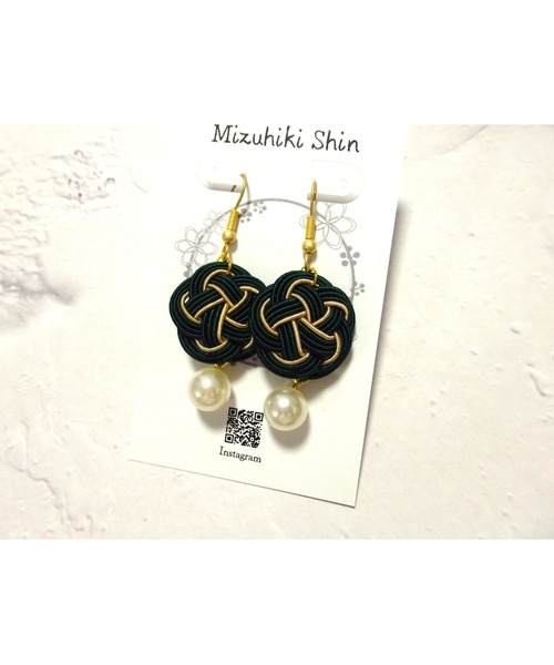 水引ピアス TONE ピアス 「Shin」「Shin」水引梅結びピアス(MA) レディース