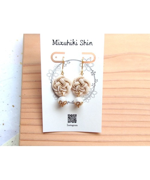 TONE ピアス 「Shin」「Shin」水引梅結びピアス(MA) レディース