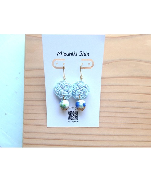 TONE ピアス 「Shin」「Shin」水引梅結びピアス(MA) レディース