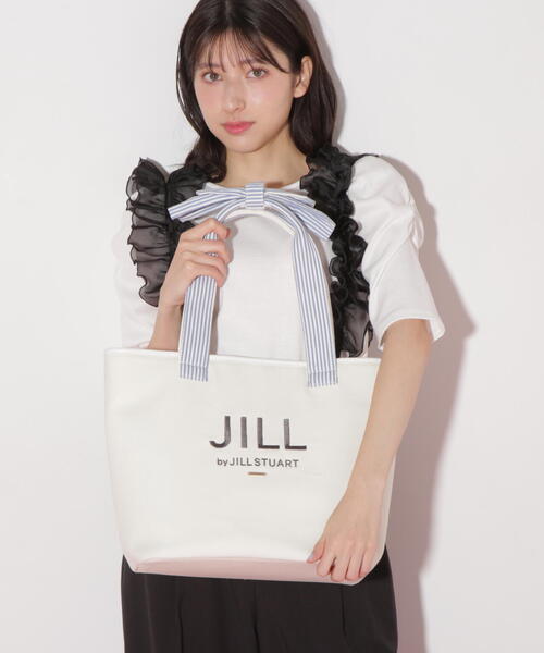 JILL by STUART トートバッグ デタッチャブルリボントート小
