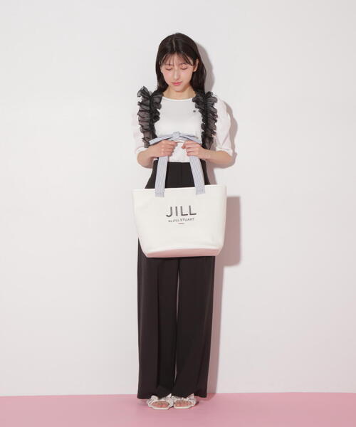 JILL by STUART トートバッグ デタッチャブルリボントート大