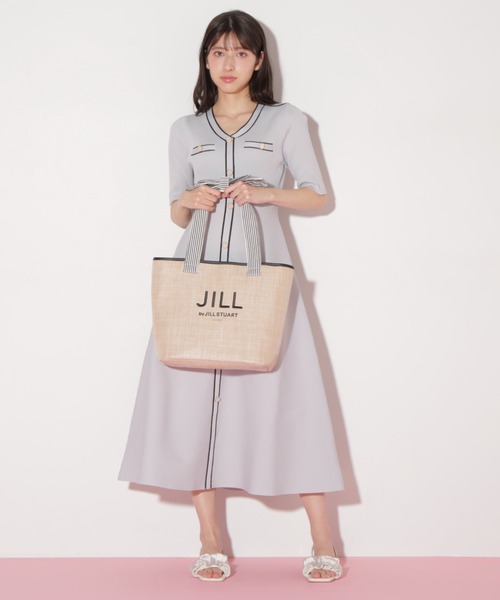 JILL by STUART トートバッグ デタッチャブルリボントート大