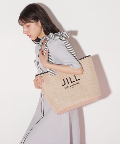JILL by STUART トートバッグ デタッチャブルリボントート大