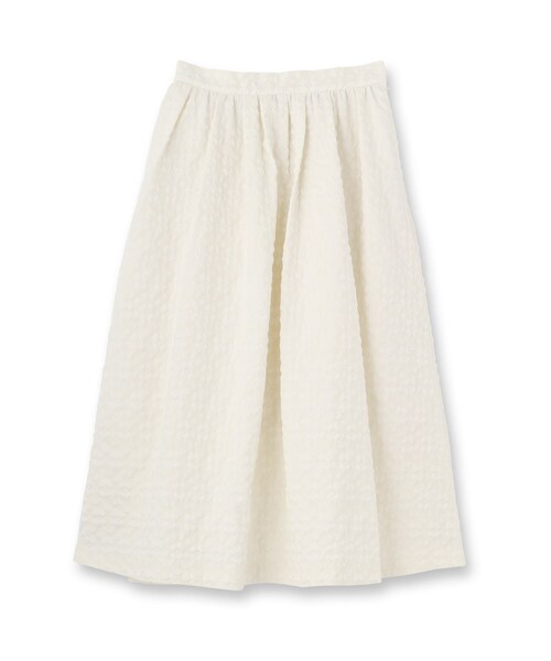 SunaUna（スーナウーナ） スカート 「花柄ジャカード／ふんわり