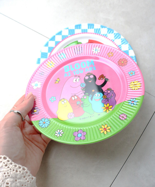 食器 「BARBAPAPA/バーバパパ」MELAMINE PLATE S/メラミン