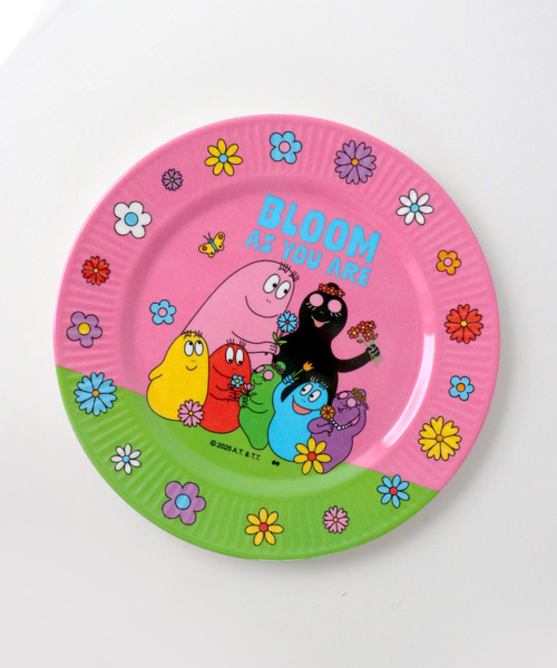 【新品未使用】希少品 バーバパパ　メラミンプレート 4枚 2015年製 食器 「BARBAPAPA/バーバパパ」MELAMINE PLATE S/メラミン