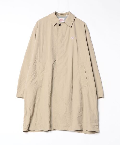 DANTON ステンカラーコート 38 ベージュ Danton 「DANTON」 ワンポイントステンカラーコート 38 ベージュ