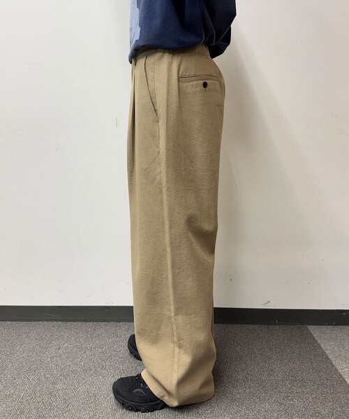 CIAOPANIC チノパン ワンタックワイドチノパンツ メンズ