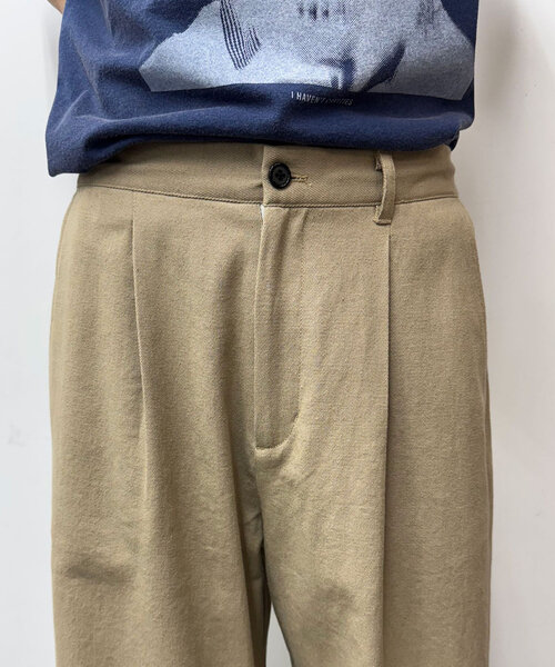 CIAOPANIC チノパン ワンタックワイドチノパンツ メンズ