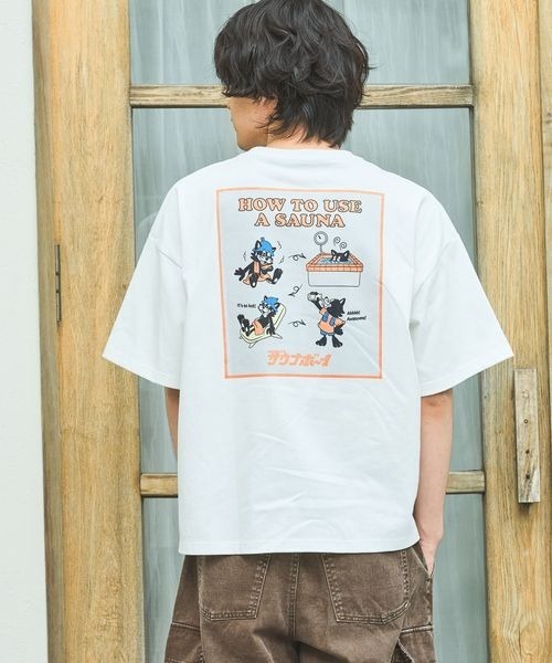 PAGEBOY（ページボーイ） tシャツ 半袖 「サウナボーイ×LIMMY CAT