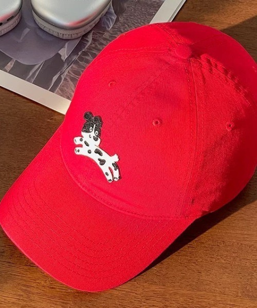 FreeZone キャップ 帽子 犬刺繍キャップ メンズ レディース