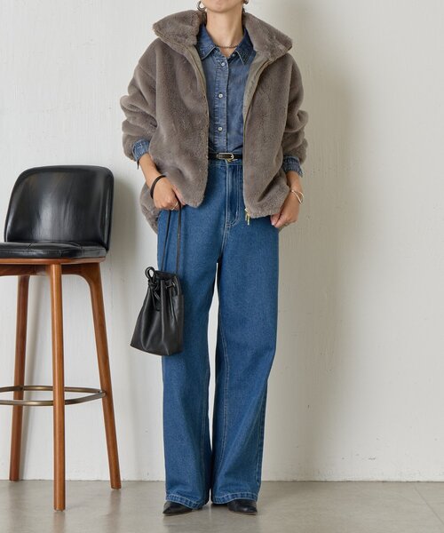 jena espace merveilleux テンセルデニムシャツ テンセルデニムシャツ | Jena espace merveilleux(ジェナ