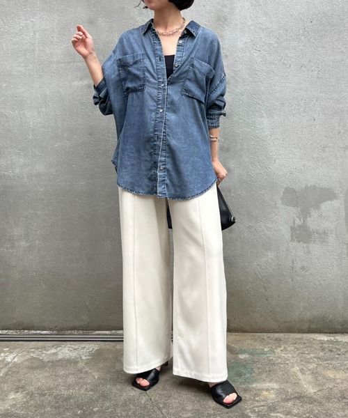【SALE／37%OFF】 merveilleux espace Jena ブラウス 「大人気リバイバル シャツ ジャケット・アウター