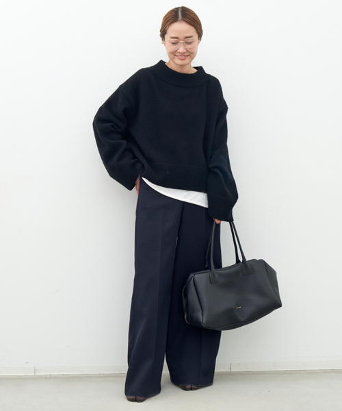 「Deuxieme Classe」 長袖カットソー FREE ホワイト×ホワイト レディース Deuxieme Classe 「Deuxieme Classe」 長袖カットソー FREE