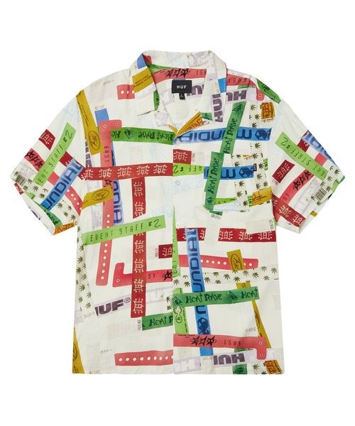 HUF シャツ ADMISSION RESORT SHIRT / 半袖シャツ メンズ