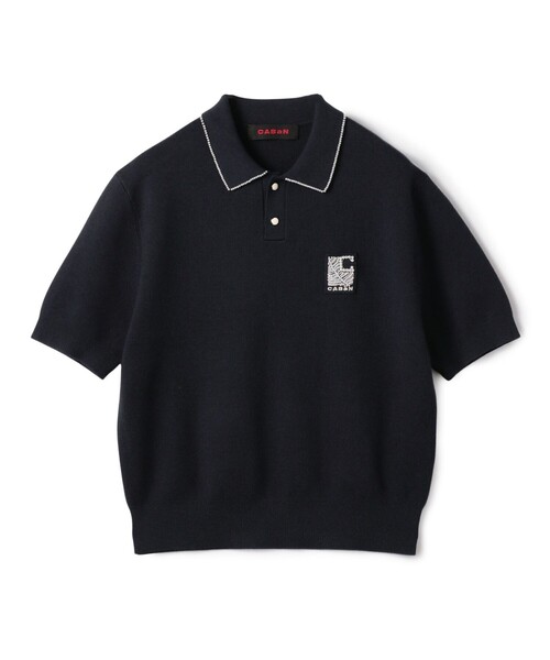 crepuscule ニットポロ コットンカシミヤ SHIPS別注】crepuscule: コットン/カシミヤ ポロ カーディガン