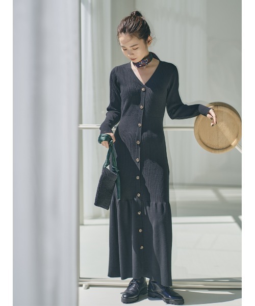 willfully2wayニットワンピ Stylevoice for xxx（スタイルヴォイスフォー） ニットワンピース FREE