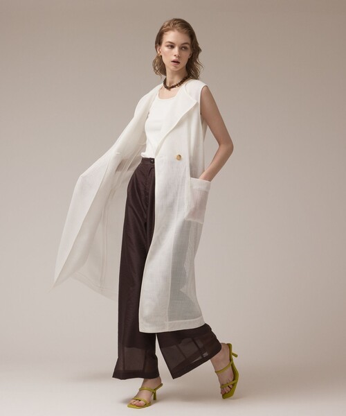 Diagram ベスト ジレ カラミロングジレ レディース : ZOZOTOWN Yahoo