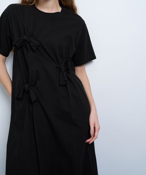 値下げ　ランバン　ワンピース シアージャガードギャザーヘムワンピース|LANVIN en Bleu