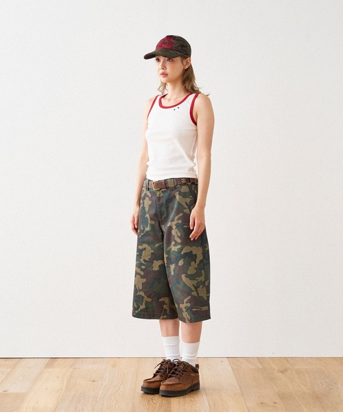 HYS 今期　タンクトップ WISH FOR EVER タンクトップ ノースリーブ BICOLOR LIB TANK TOP