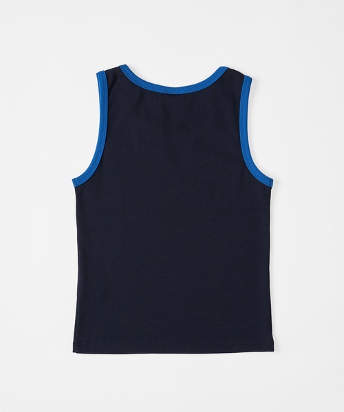 WISH FOR EVER タンクトップ ノースリーブ BICOLOR LIB TANK TOP